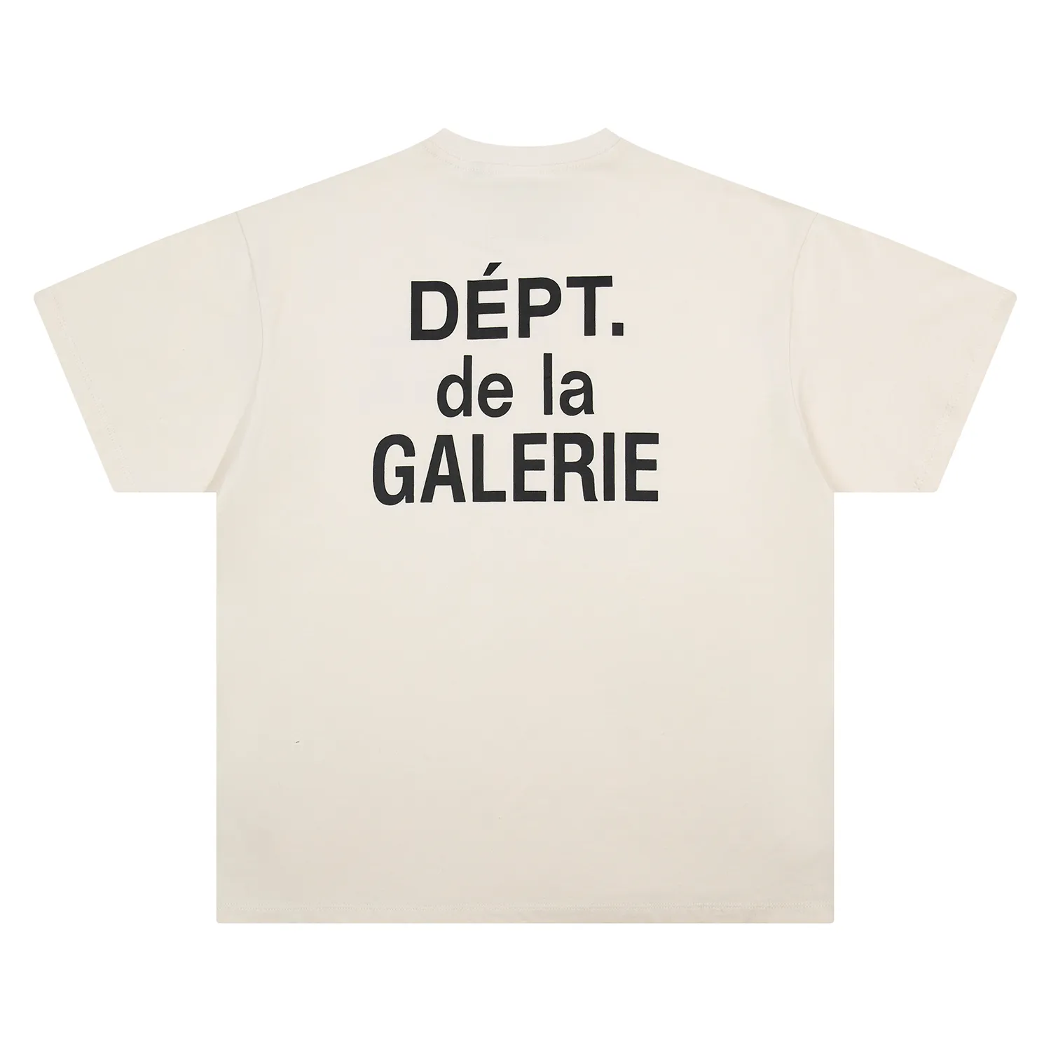 648#Gallery Dept New Classic Basic French Letters LOGO Basic Slogan Round Neck Short Sleeve T-Shirt Pure Cotton Tee Royal Blue Red Lake Blue Apricot Print Blue Apricot Print Black S～XL p90